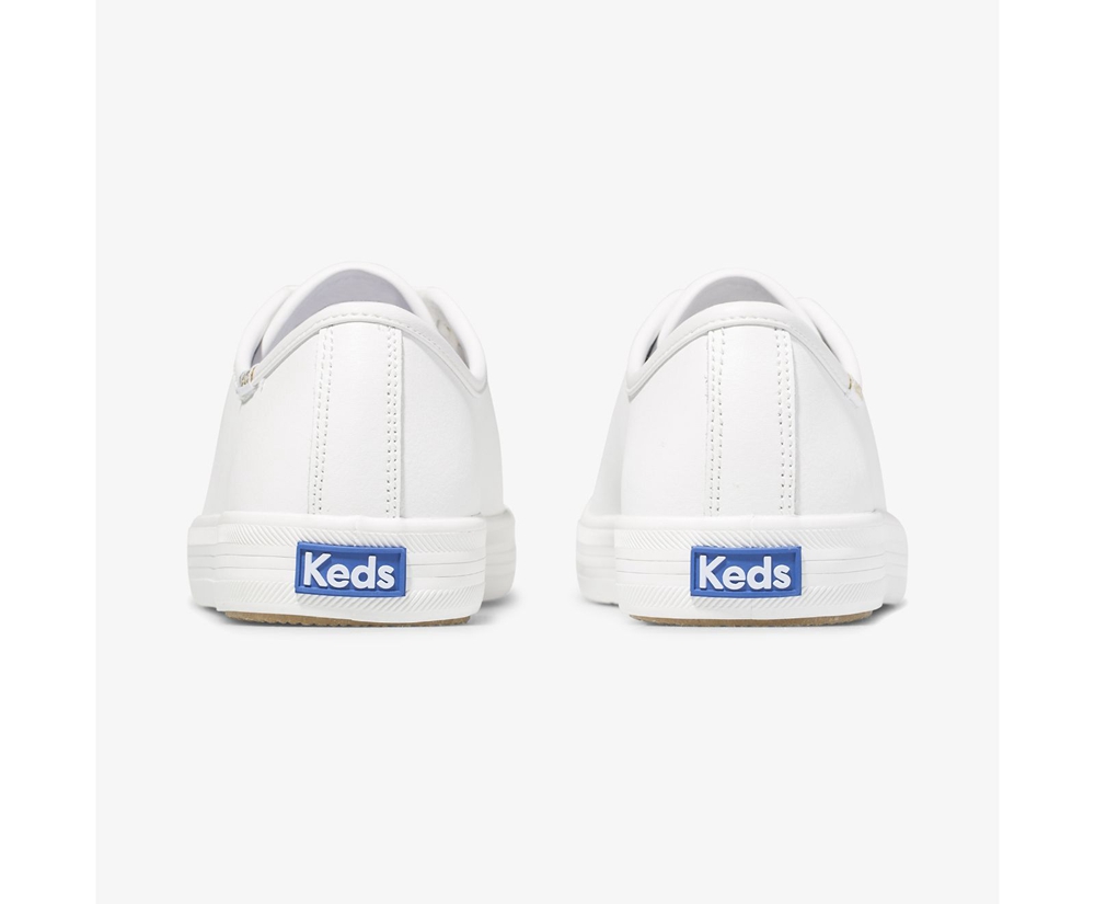 Zapatillas Keds Mujer Blancas - Kickstart Cuero - 094-UTPSQE